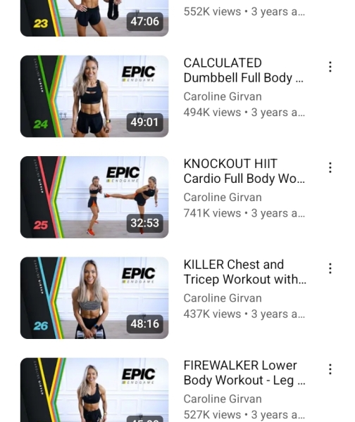 Lifting and getting stronger with Caroline Girvan: 2025