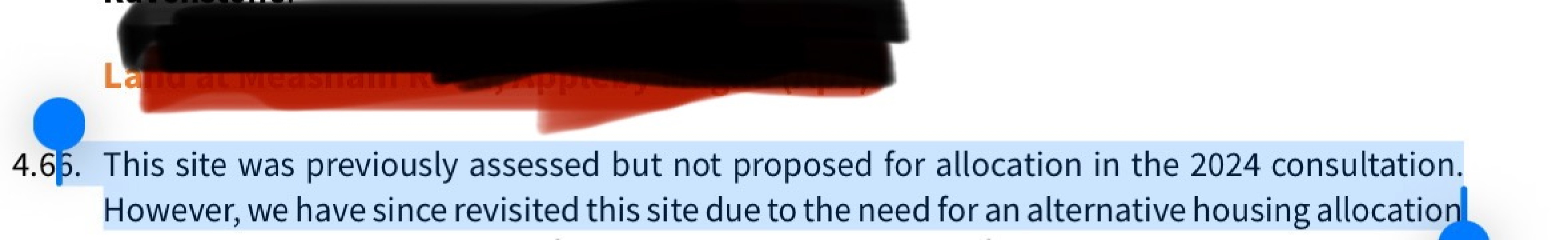 Just looked at our councils proposed housing plan- help