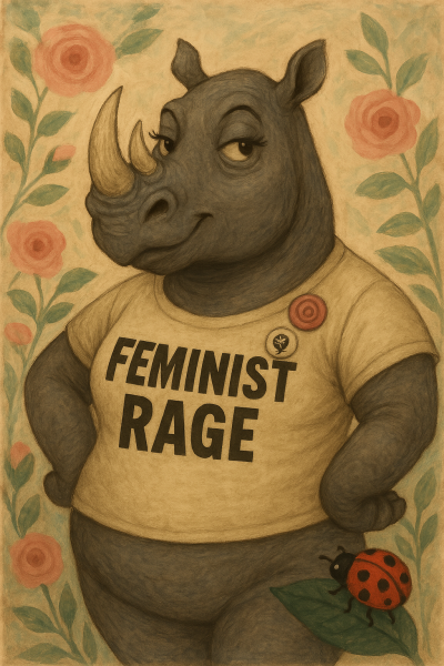 "Of course I'm a woman! I was wearing a dress with make up, tights and a handbag!"