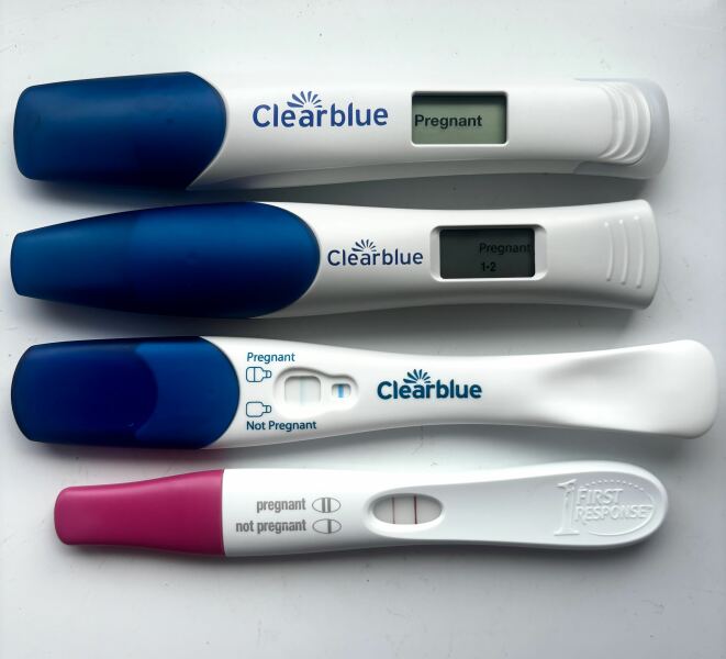 10 dpo very very faint line??