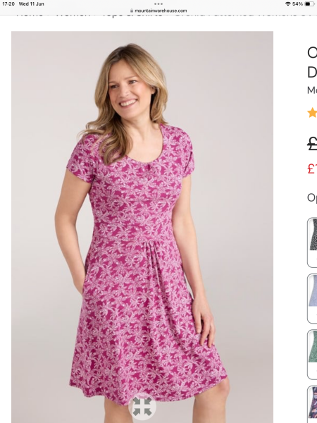 To want to find a summer dress