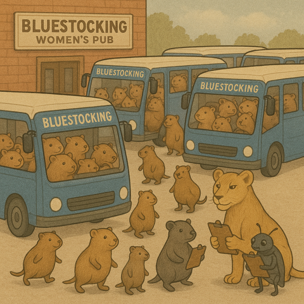 The Bluestocking Women’s Pub - Where Everybody Knows Your Username