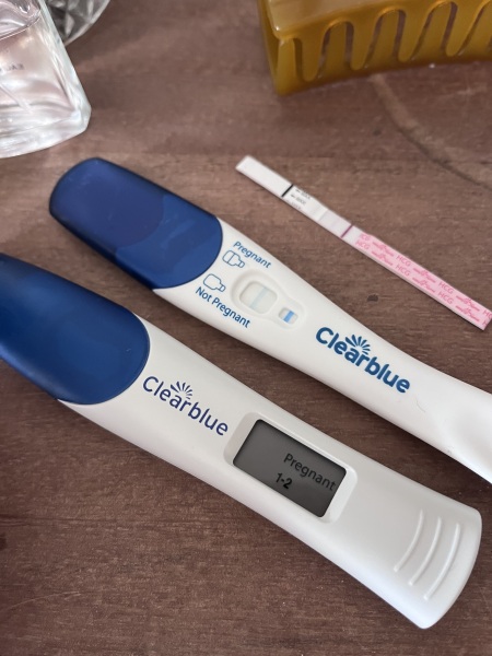 Two tests, two faint lines