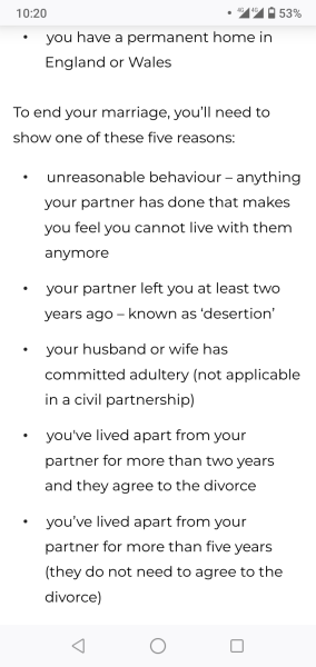 Selfish husband
