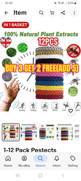 Insect-repellent bracelets