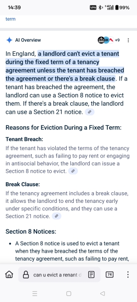 Is there any way to evict tenant before their contract is up?
