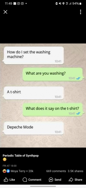 This made me howl laughing.  Anyone else heard a funny joke or seen a funny meme?