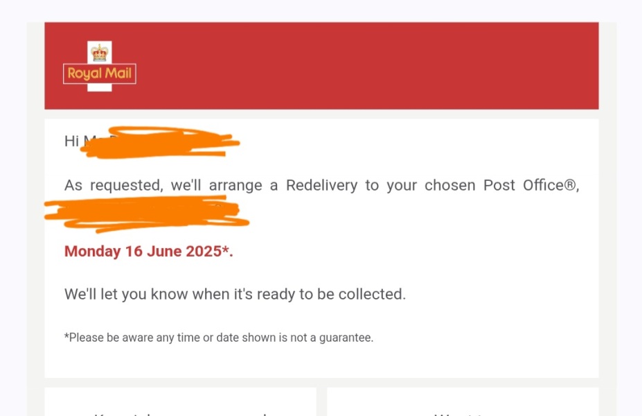 Have RM lost my parcel based on this tracking?