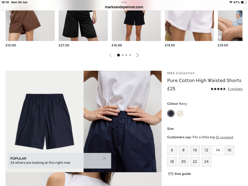 Lightweight shorts for Greece in August