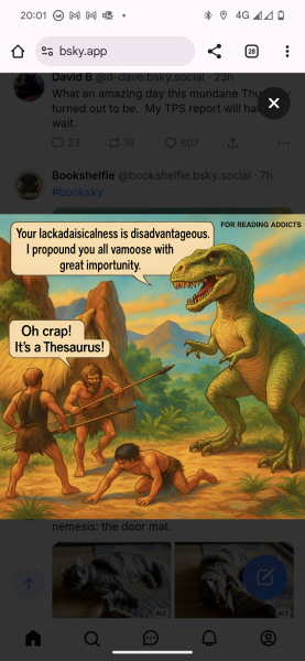 This made me howl laughing.  Anyone else heard a funny joke or seen a funny meme?