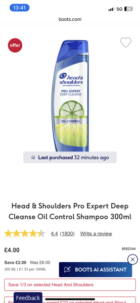 Shampoo & Conditioner for 13 year old