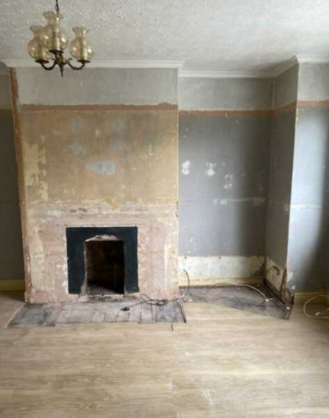 Would you open up the fireplace?