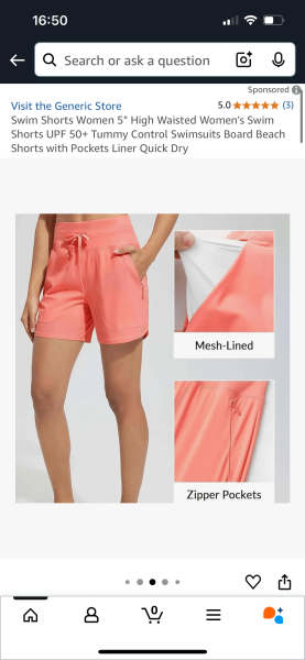 Swim shorts for size 18-20