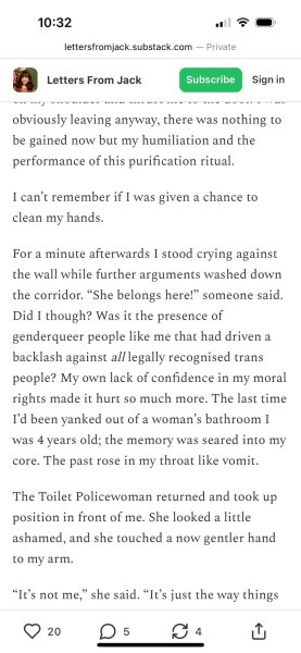 The Guardian - Trans Australian kicked out of toilet