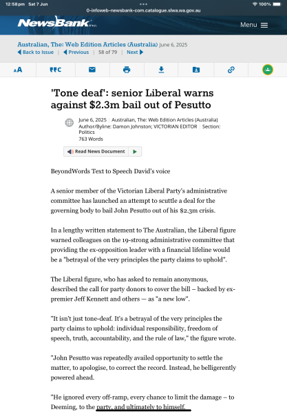 Moira Deeming - thread 4 - where we are thrilled