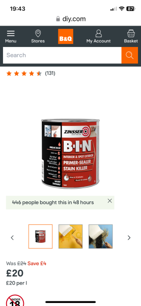 Rustoleum chalk paint looking very patchy