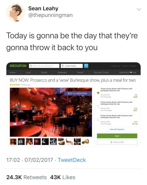 This made me howl laughing.  Anyone else heard a funny joke or seen a funny meme?