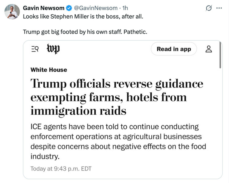 No more Musk, Melania MIA and TACOs for tea: The Idiocracy beds down - Trump thread #144