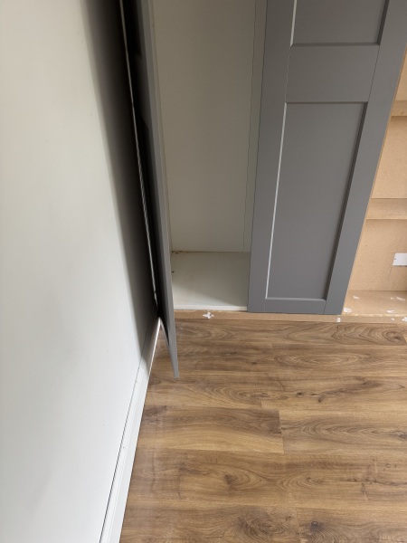 Shoddy carpentry of fussy customer