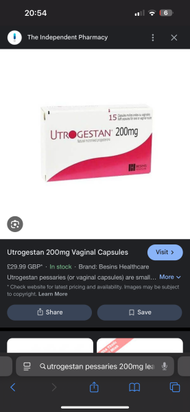 Utragestan progesterone..