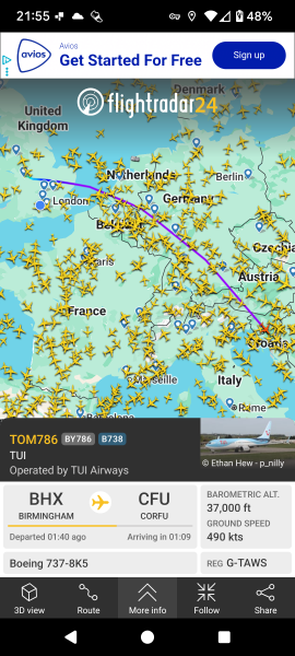 Why does the flight route look like this?