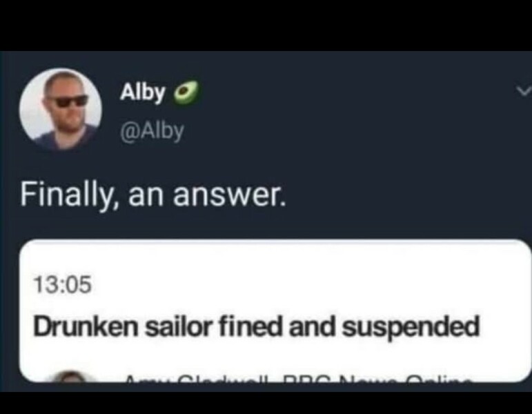 This made me howl laughing.  Anyone else heard a funny joke or seen a funny meme?