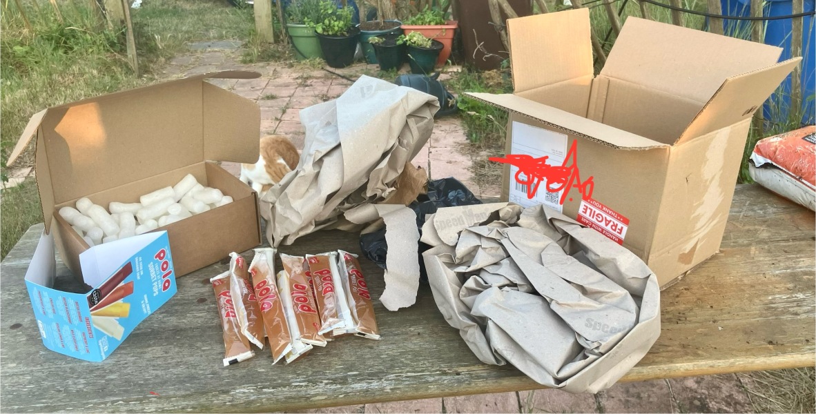 Packaging. Can anyone guess what arrived….