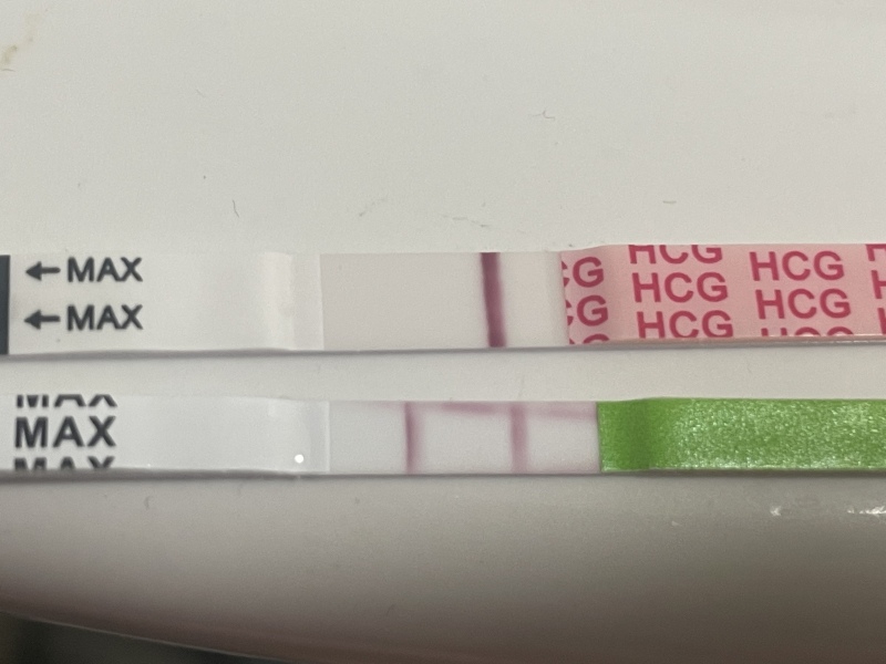 Positive ovulation test