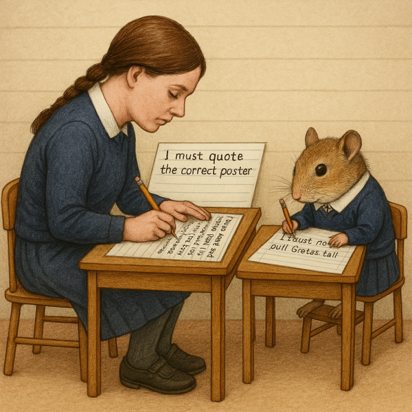 The Bluestocking - where the laugh emoji is sorely missed.