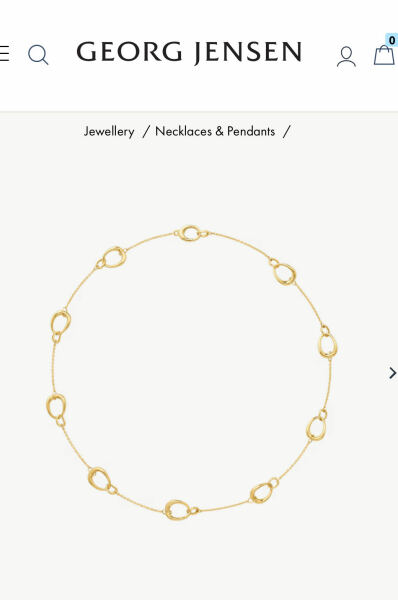 Gold necklace