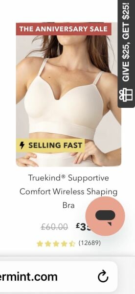 Facebook bra ads