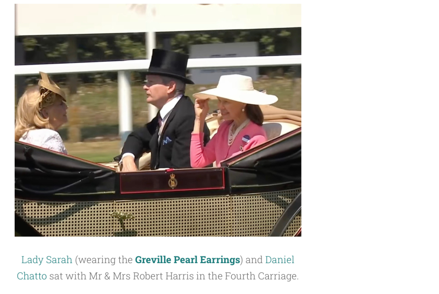Royal Ascot 2025 - Carriage Lists