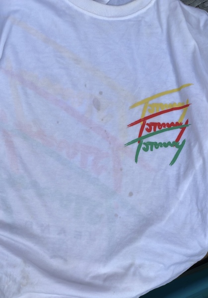 Marks on washing