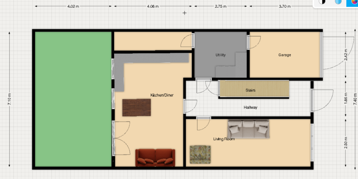 How to fit a downstairs toilet/shower and utility? (plans)