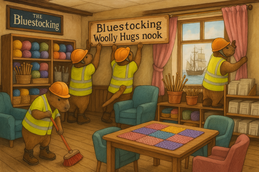 The Bluestocking - where the laugh emoji is sorely missed.