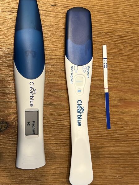 Positive tests a year after ectopic