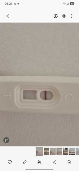 10 dpo very very faint line??