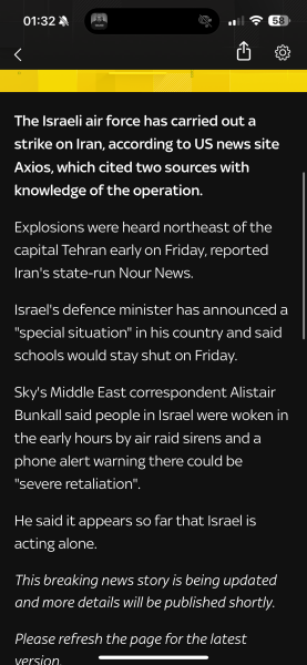 Yikes, Israel might have just attacked Iran!