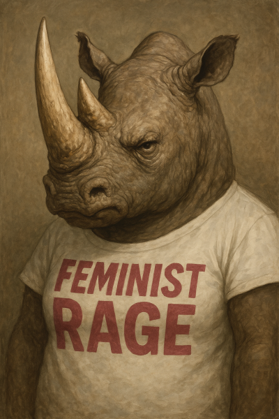 "Of course I'm a woman! I was wearing a dress with make up, tights and a handbag!"