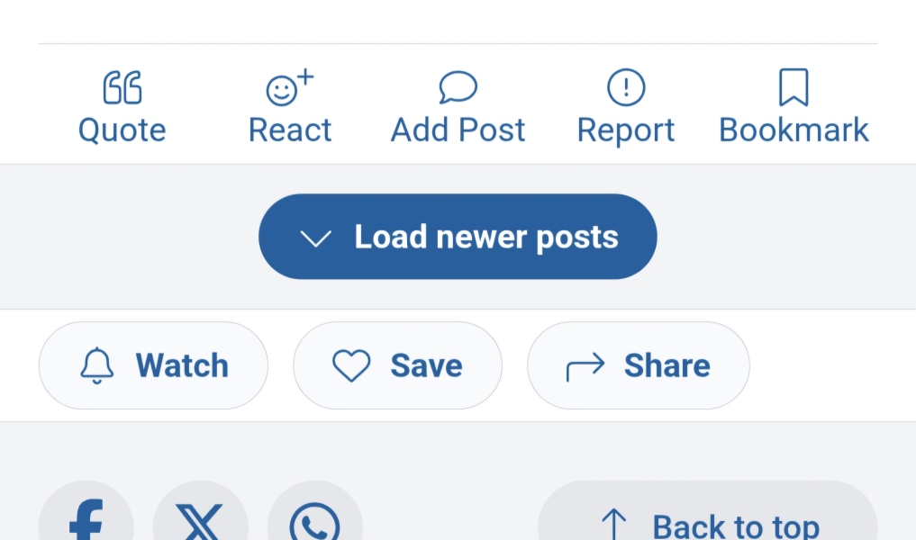 To hate the new "Load newer posts" button