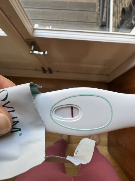 Is it positive ? Ovum pregnancy test