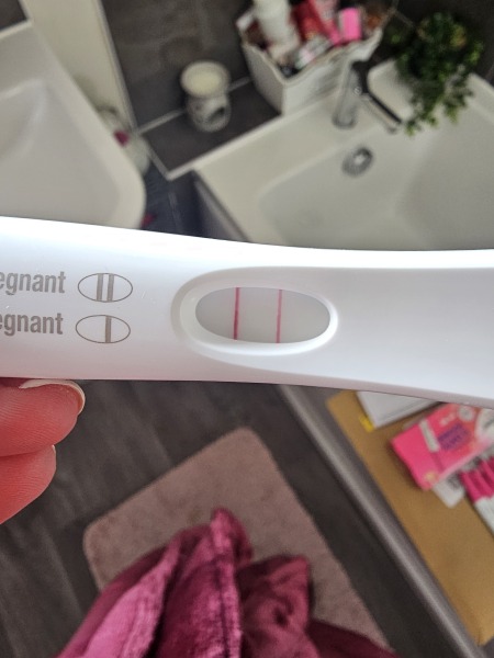 Positive strip test, negative digital test