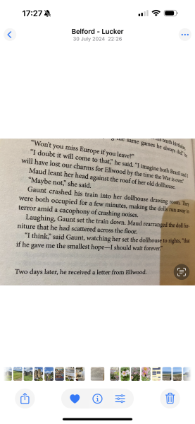 Your favourite bit of a lovely book?