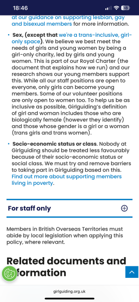 Transgender 4 year old wanting to join girls only group