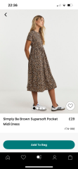 Leoprint sleeveless dress
