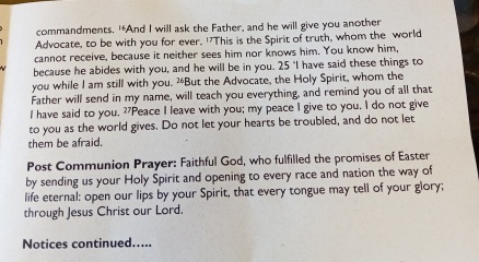 Sharing Sunday services