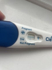 Clear blue evaps, would they have blue to them?