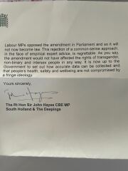 Urgent BH terfing- write to your MP TODAY 5th May on the Data Bill