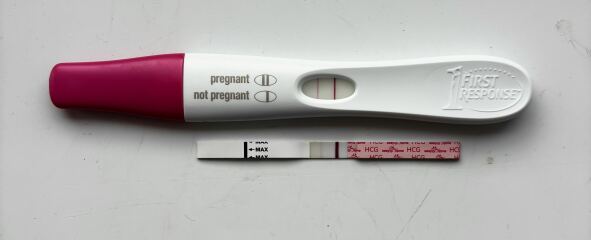 10 dpo very very faint line??