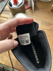 How to tell if these Converse are real or fake?